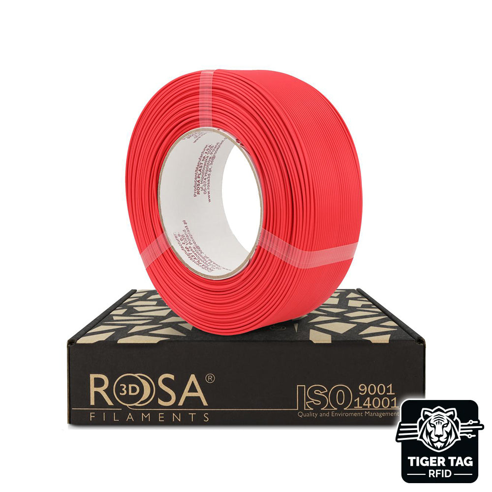 Rosa3D - PLA Speed - Mat Rouge Framboise (Matt Raspberry Red) - 1,75 mm - 1 kg Refill avec RFID TigerTag