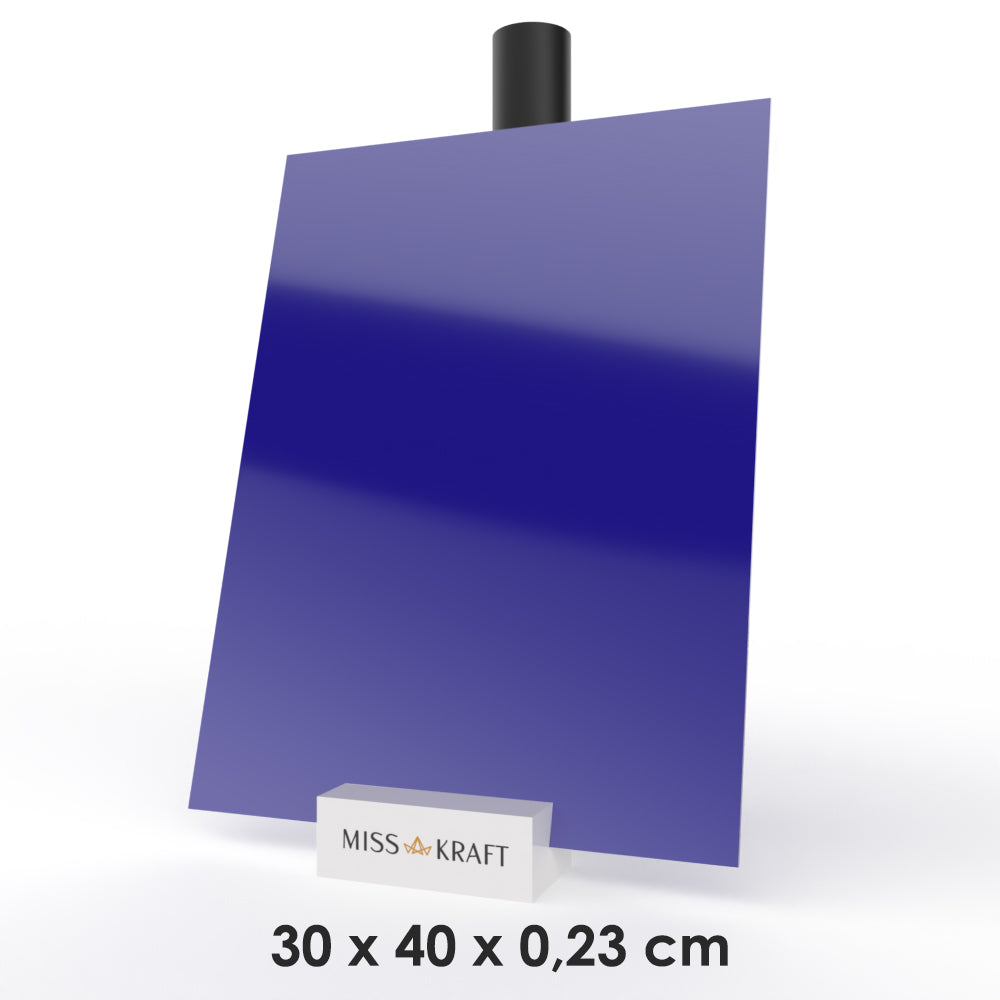 Plaque acrylique MissKraft - Bleu Klein