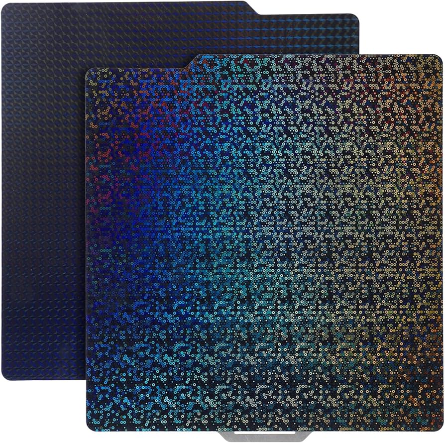 PFE - Plaque double face PET/PEY – pour imprimante Bambu Lab A1/P1S/X1C/X1E – tôle acier 257×257 mm – Smooth