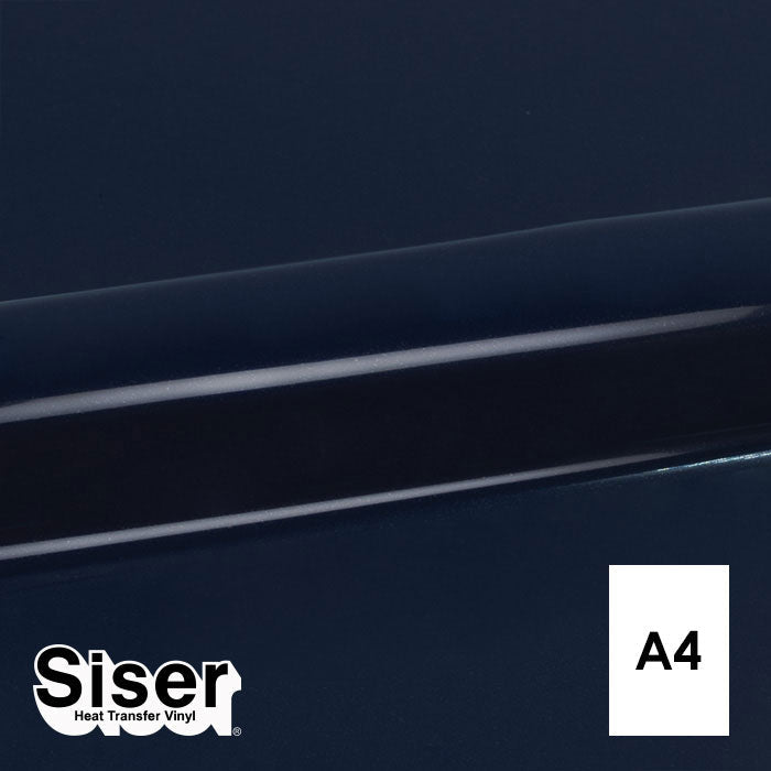 Siser - Basic Flex - Feuille A4 Thermocollant - (A0085) Bleu Foncé - 20 x 30 cm