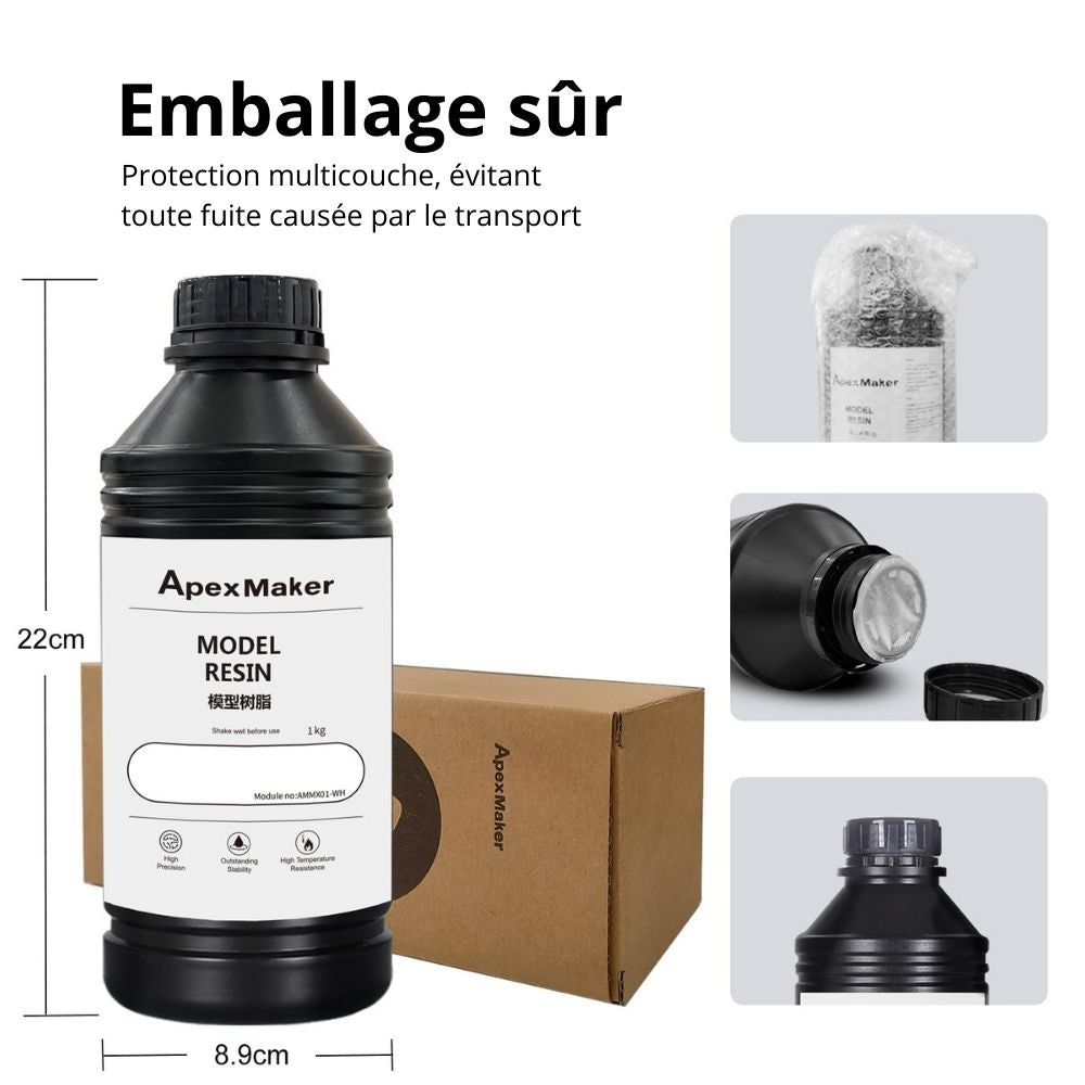 ApexMaker - Résine Standard - Blanc (White) - 1 kg