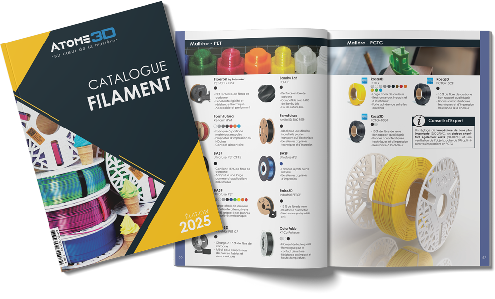 Catalogue Filaments 2025 - Lot de 20