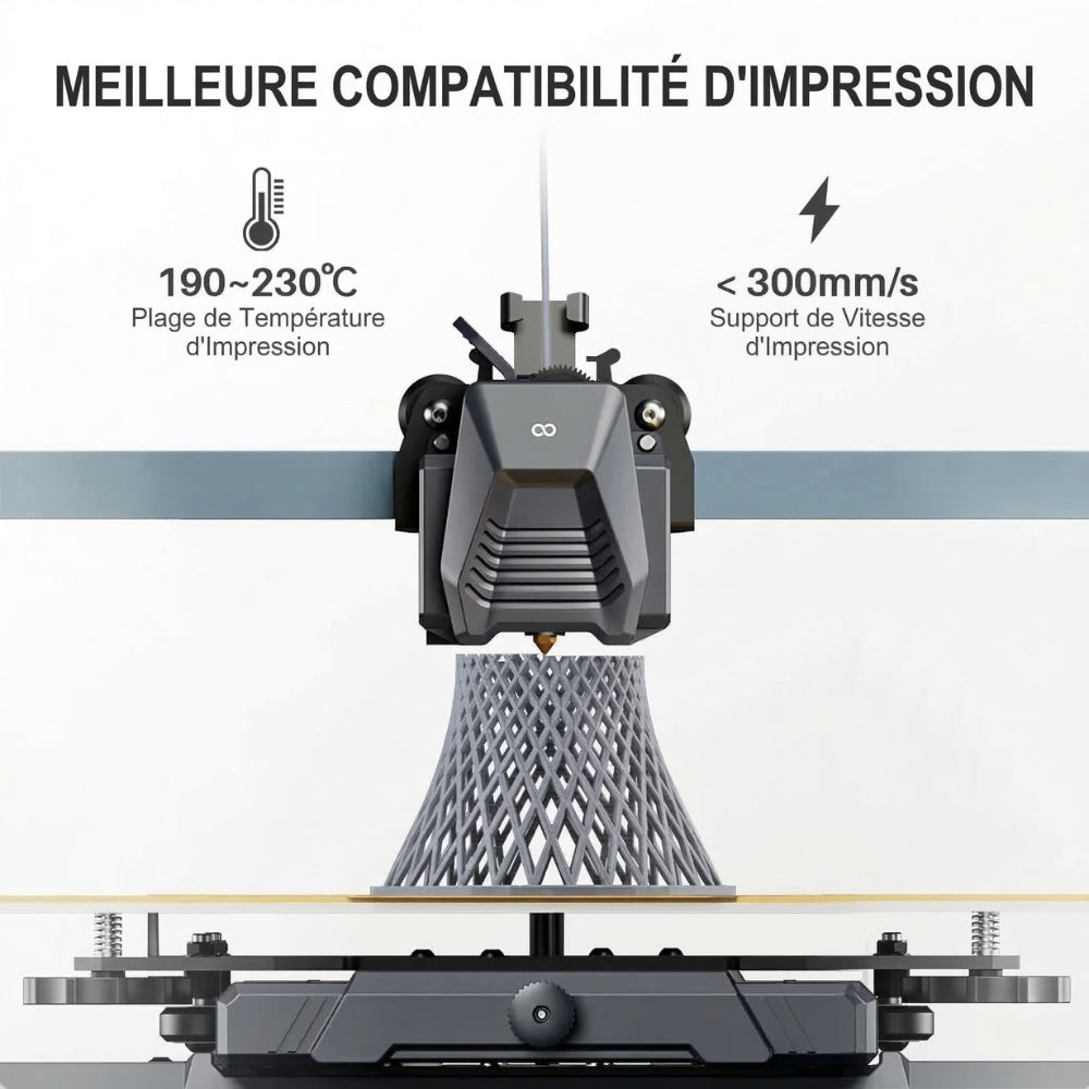 Elegoo - PLA Pro - Noir (Black) - 1,75 mm - 1 kg