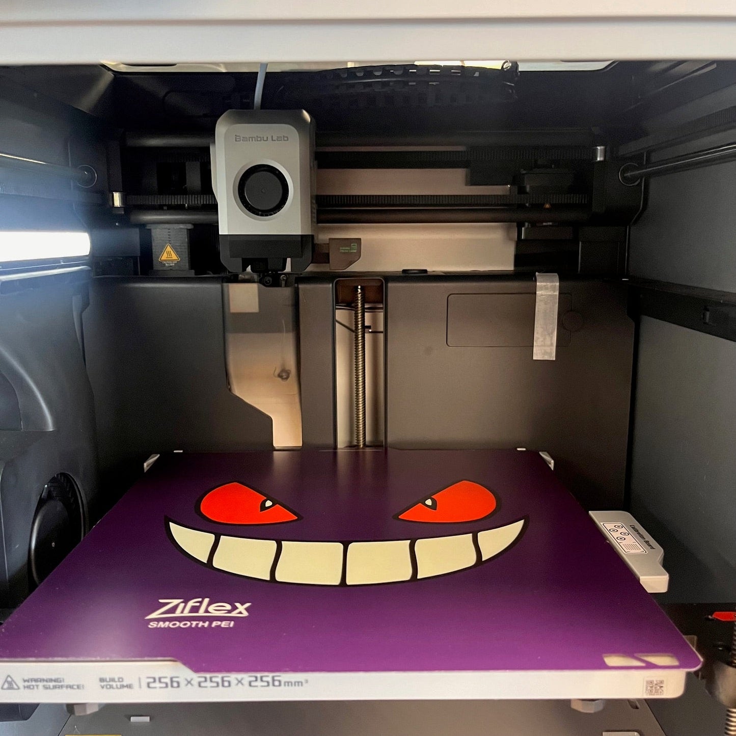Ziflex - Plateau Flexible PEI 257 x 257 mm Lisse - Bambu Lab X1 & P1 Series - Édition Limitée - Ectoplasma