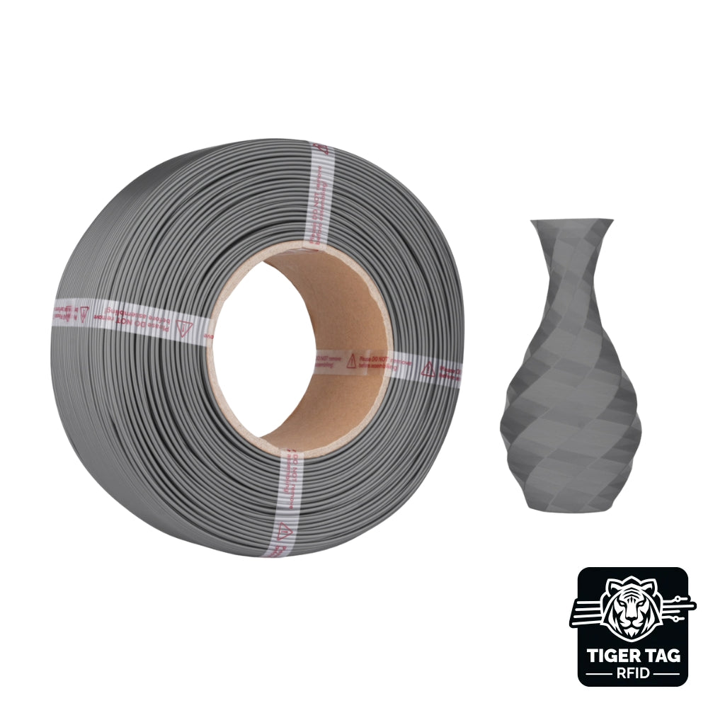Jamg He - PETG - Gris (Grey) - 1,75 mm - 1 kg - Refill avec RFID TigerTag