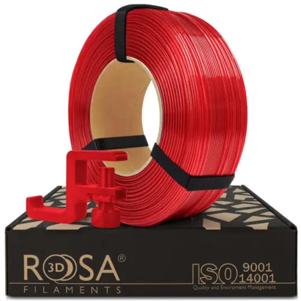 Rosa3D - PCTG - Rouge Transparent (Red Transparent) - 1,75 mm - 1 kg Refill