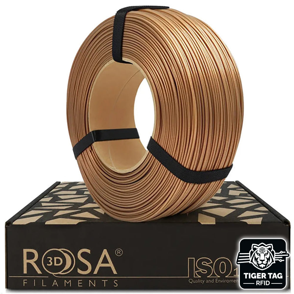 Rosa3D - PLA Starter - Bronze Brillant (Glitter Bronze) - 1,75 mm - 1 kg Refill
