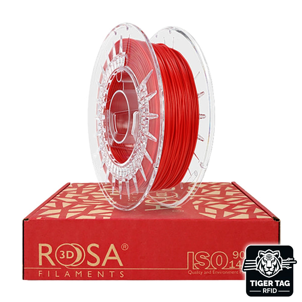 Rosa3D - TPU ROSA-Flex 85A - Rouge (Red) - 1,75 mm - 500 g avec RFID TigerTag