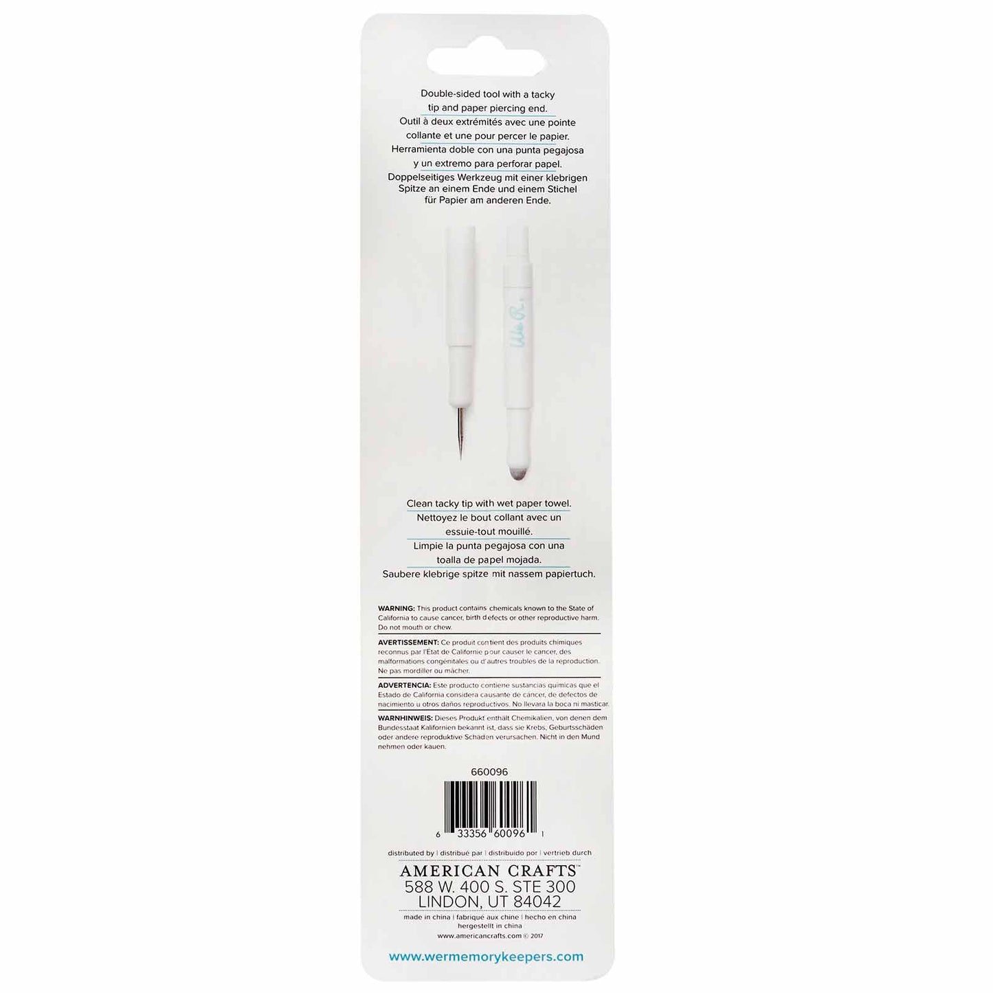 We R Memory Keepers - Outil 2-en-1 pour Percer et Coller