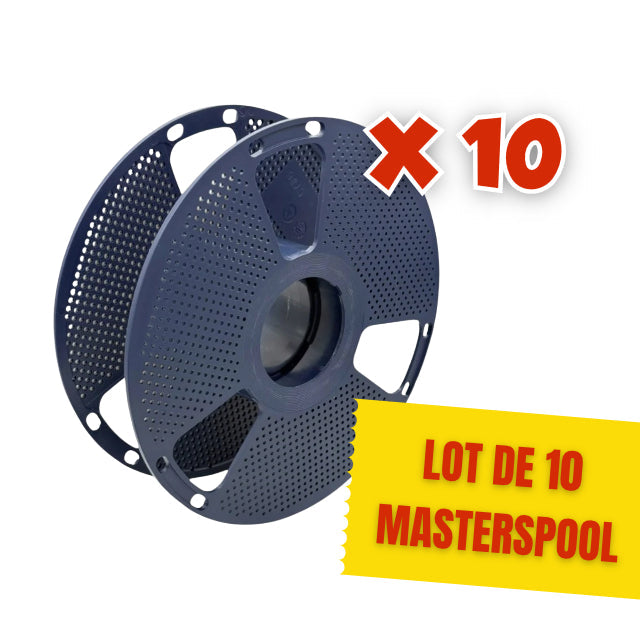 Sunlu - Lot de 10 MasterSpool Bobine Réutilisable (Reusable Spool) ♻️ Consignées (No Box)
