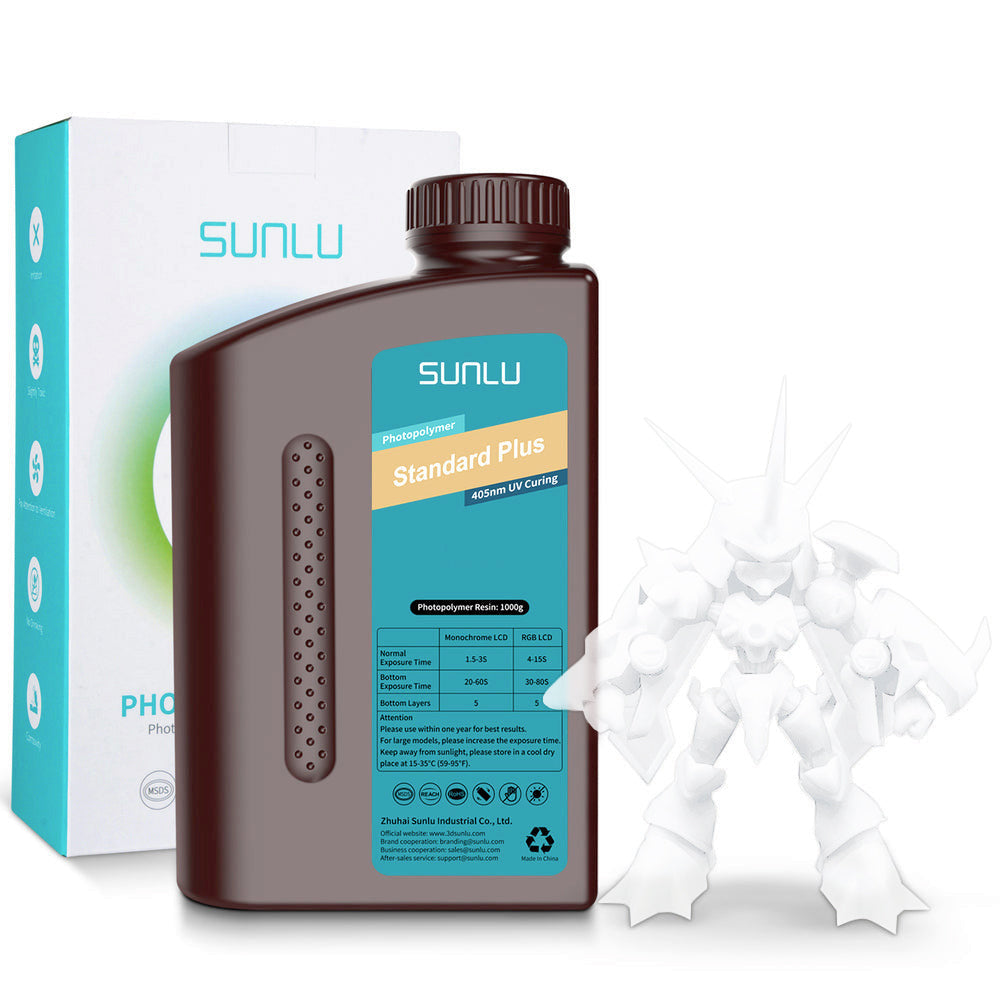 Sunlu - Résine Standard Plus - Transparent (Clear) - 1 kg