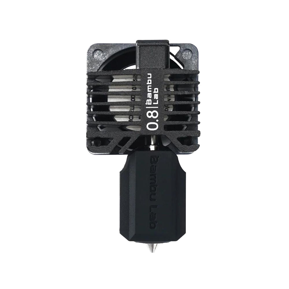 Bambu Lab - Série P1 - Tête d'Extrusion Complète Buse Acier trempé 0,8 mm (Complete Hotend Assembly)