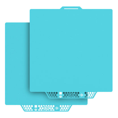 BIQU - Plateau CryoGrip Pro - Bambu Lab X1/X2/P1/P2/A1 - Bleu glacé fin - (Glacier Fine Textures)