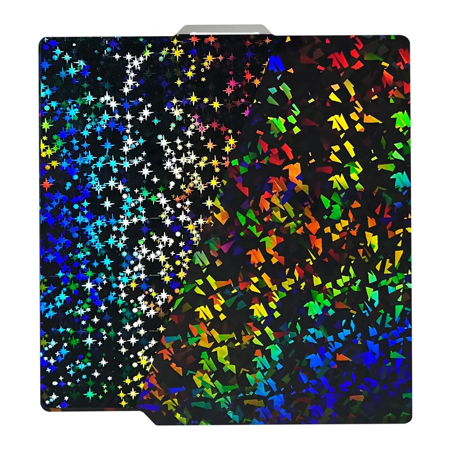 PFE - Plaque double face PEF – pour imprimante Bambu Lab A1/P1S/X1C/X1E – tôle acier 257×257 mm – motif Flake / Star