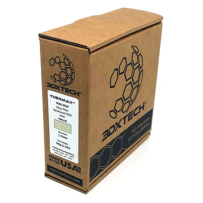 3DXTech - ThermaX PEEK-GF20 (Glass Fiber Reinforced PEEK) - Natural - 1.75 mm - 500 g, Filament, 3DXTECH