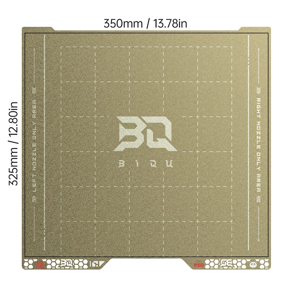 Biqu - Pack Plateau d'impression Pyrogrip + CryoGrip Pro pour Bambu Lab Série H2D/H2S