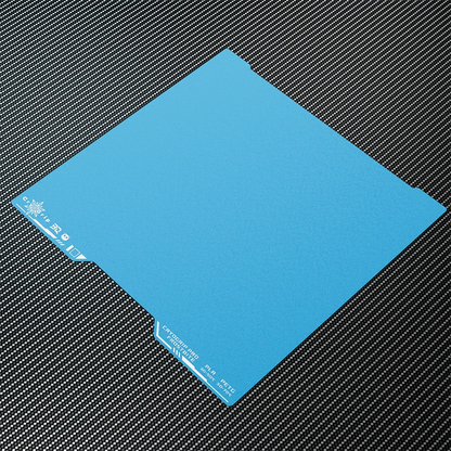 BIQU - Plateau d'impression Série H2S/H2D Bambu CryoGrip Pro - Bleu d'hiver texturé (Frostbite Coarse Textures) - 355 x 346 mm