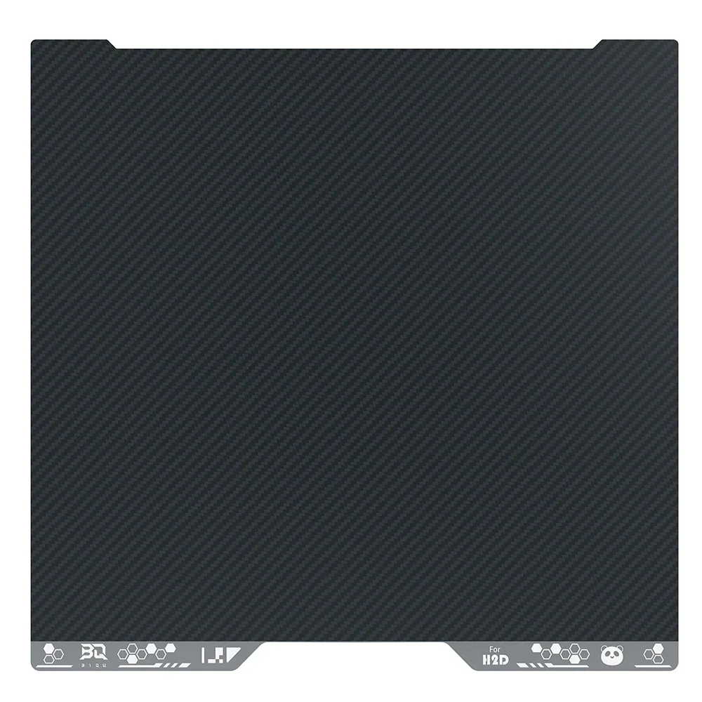 BIQU - Plateau d'impression Série H2D/H2S Bambu - Double face PEO+PET (PEO+PET Double-Sided Spring Steel Sheet) - 355 x 346 mm