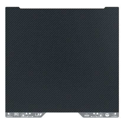 BIQU - Plateau d'impression Série H2D/H2S Bambu - Double face PEO+PET (PEO+PET Double-Sided Spring Steel Sheet) - 355 x 346 mm