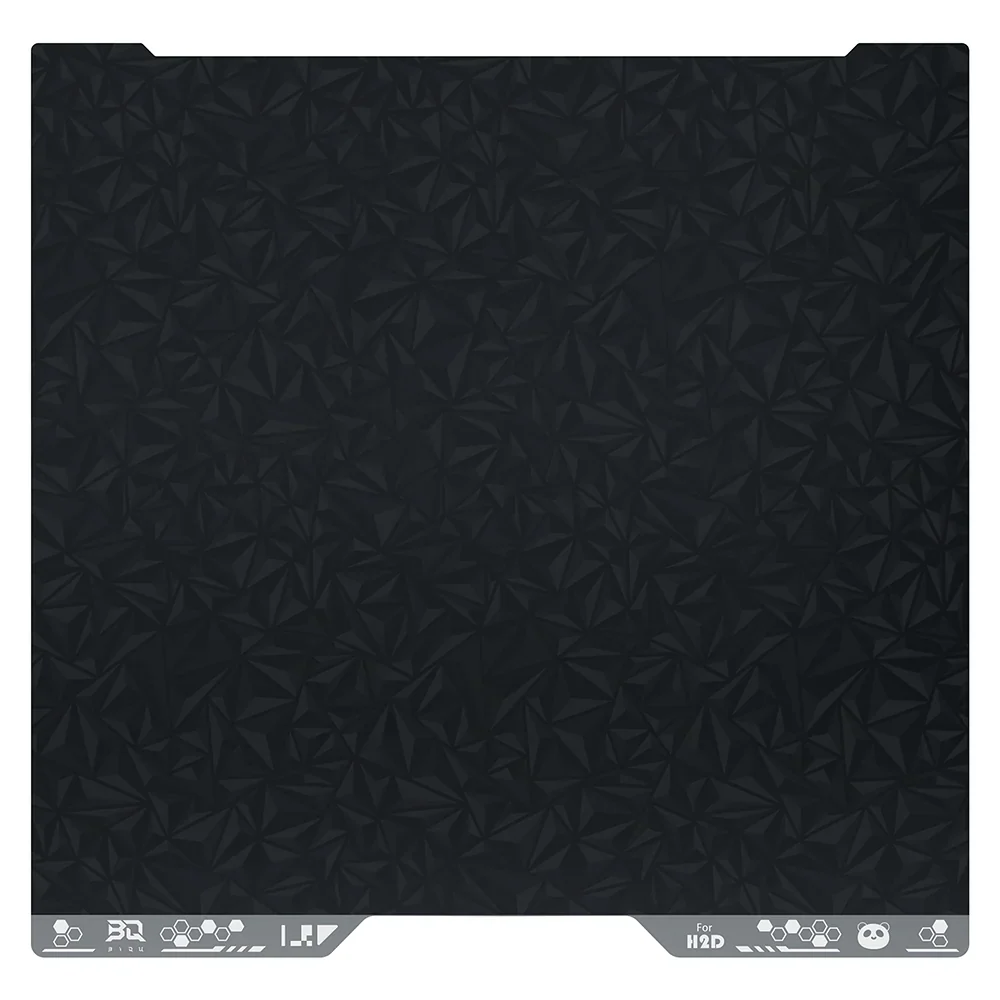 BIQU - Plateau d'impression Série H2D/H2S Bambu - Double face PEO+PET (PEO+PET Double-Sided Spring Steel Sheet) - 355 x 346 mm