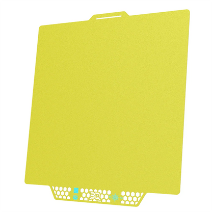 BIQU - Plateau CryoGrip Pro - Bambu Lab X1/X2/P1/P2/A1 - Jaune glacé fin - (Glacier Fine Textures)