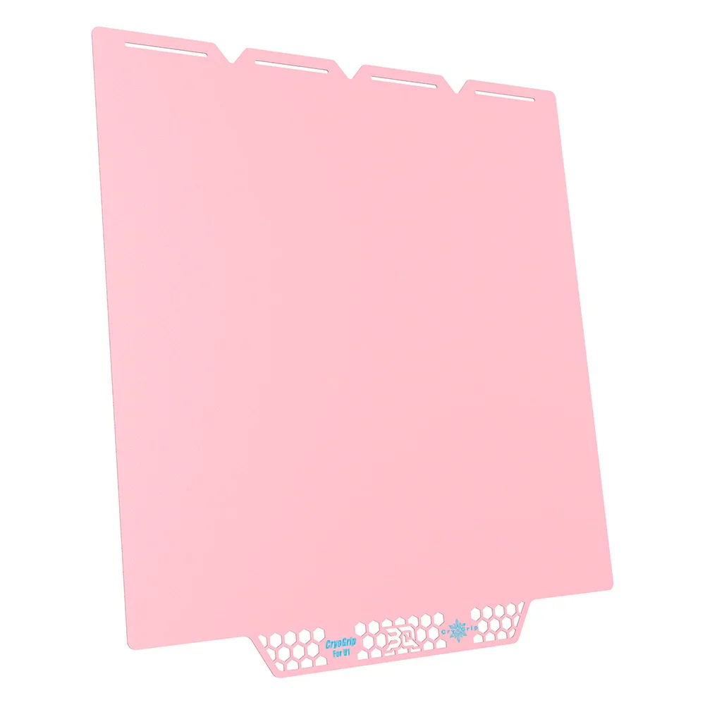 BIQU - Plateau CryoGrip Pro - Snapmaker U1 - Rose glacé fin - (Glacier Fine Textures)