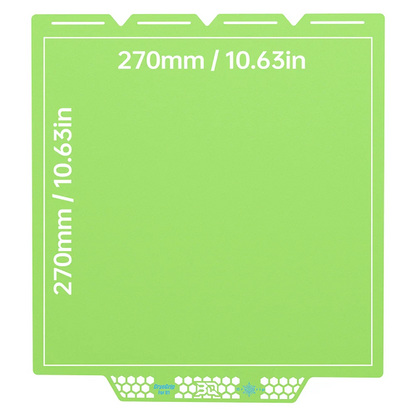 BIQU - Plateau CryoGrip Pro - Snapmaker U1 - Vert glacé fin - (Glacier Fine Textures)