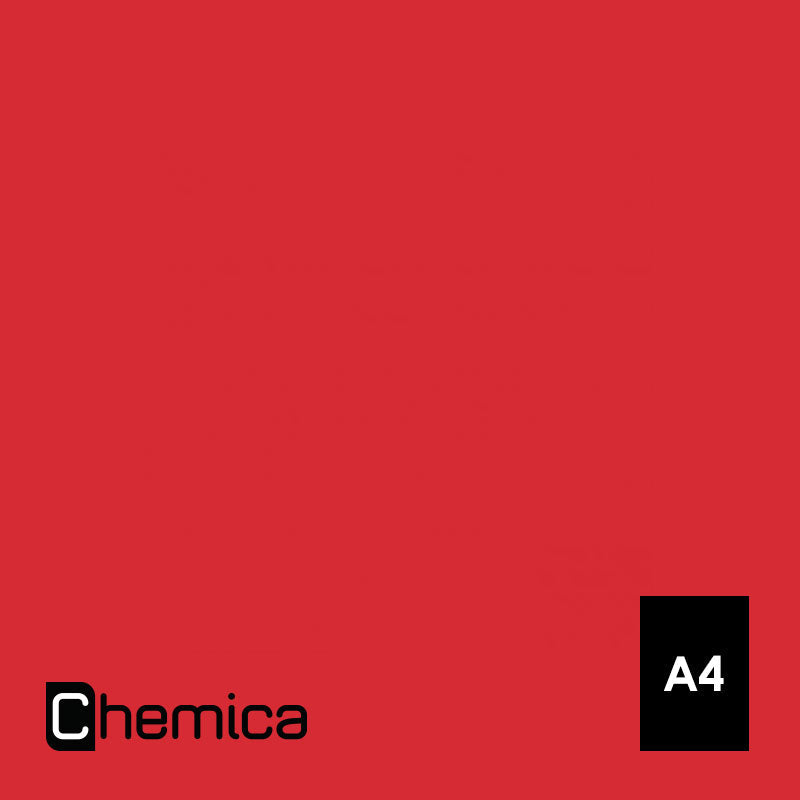 Chemica - Hotmark Revolution - Rouge Vif (Vivid Red) - Feuille 30 cm x 20 cm