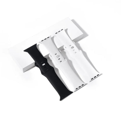 xTool - 3 Bracelets Apple Watch - Noir/Blanc/Gris - 38/40/41 mm