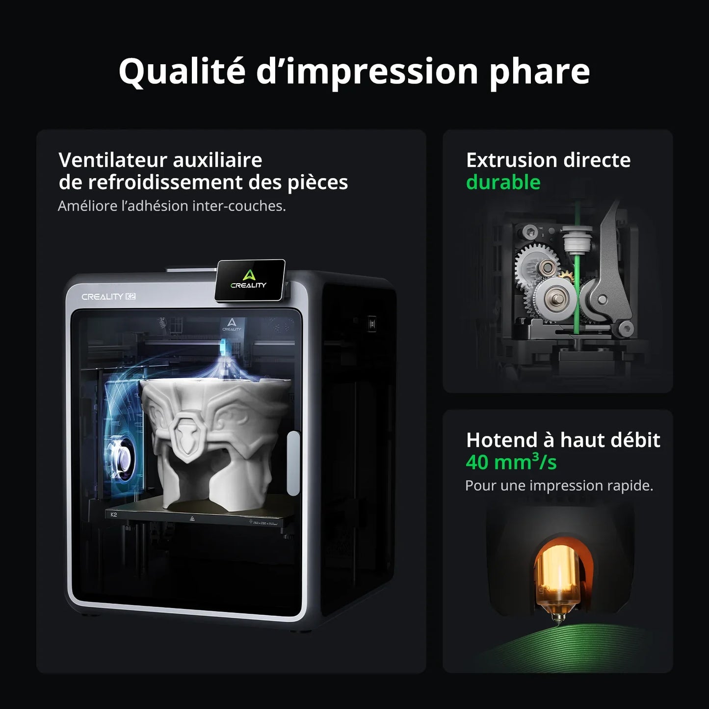 Pack Starter Creality K2 Combo avec Bobine Panchroma Offerte