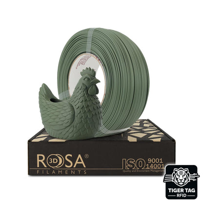 Rosa3D - PLA Speed - Vert Sauge (Sage Green) - 1,75 mm - 1 kg Refill avec RFID TigerTag