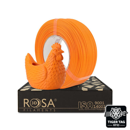 Rosa3D - PLA Speed - Orange Curcuma Mat (Matt Curcuma Orange) - 1,75 mm - 1 kg Refill avec RFID TigerTag
