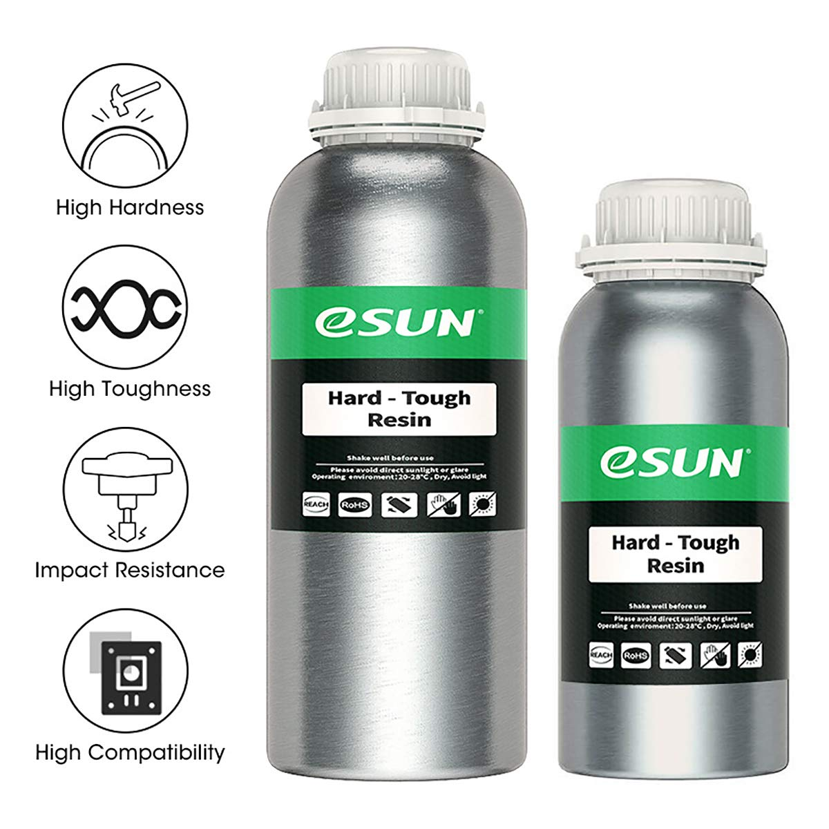 eSun - Hard & Tough Resin - Noir (Black) - 1 kg