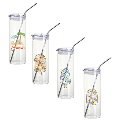 4 Tumblers sublimés aux couleurs de l'été