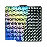 PFE - Plaque double face PEA pour imprimante Bambu Lab A1/P1S/X1C/X1E – tôle d'acier 257×257 mm – motif football / acier