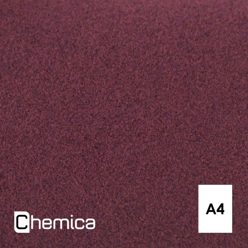 Chemica - Upperflock - Bordeaux - Feuille 30 cm x 20 cm