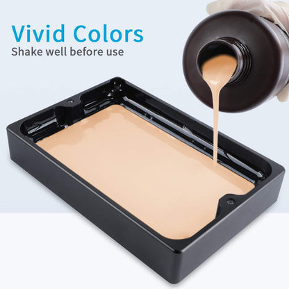 Pack ELEGOO - 12x Résine UV ABS-Like - Beige (Skin) - 1 kg
