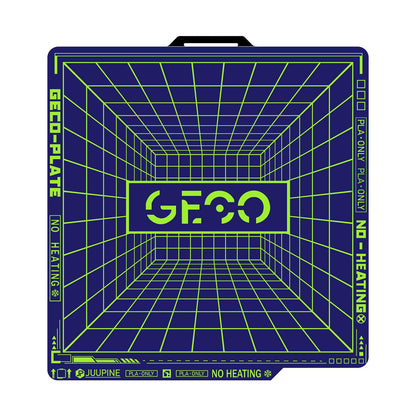 PFE - Plaque froide GECO pour imprimante Bambu Lab A1/P1S/P1P/X1C/X1E – lit de construction PLA – double face  – 257×257 mm