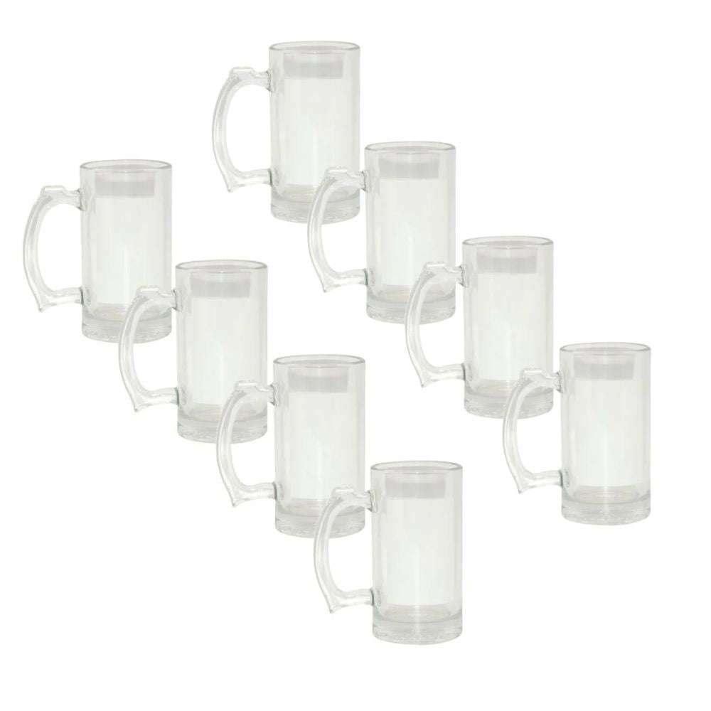 8 Chopes de biere à personaliser en sublimation