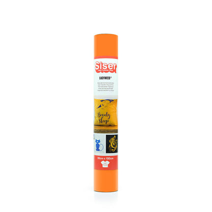 Siser - Basic Flex - Rouleau Thermocollant - (A0006) Orange - 30 x 100 cm