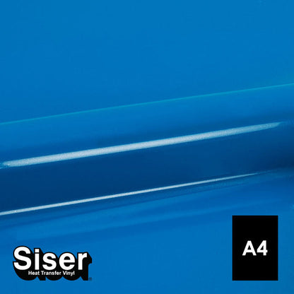 Siser - Basic Flex - Feuille A4 Thermocollant - (A0011) Bleu Ciel - 20 x 30 cm