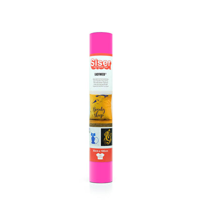 Siser - Basic Flex - Rouleau Thermocollant - (A0025) Framboise Fluo - 30 x 100 cm