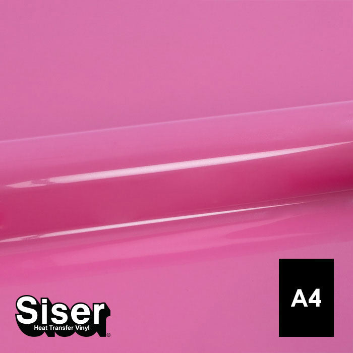 Siser - Basic Flex - Feuille A4 Thermocollant - (A0074) Rose - 20 x 30 cm