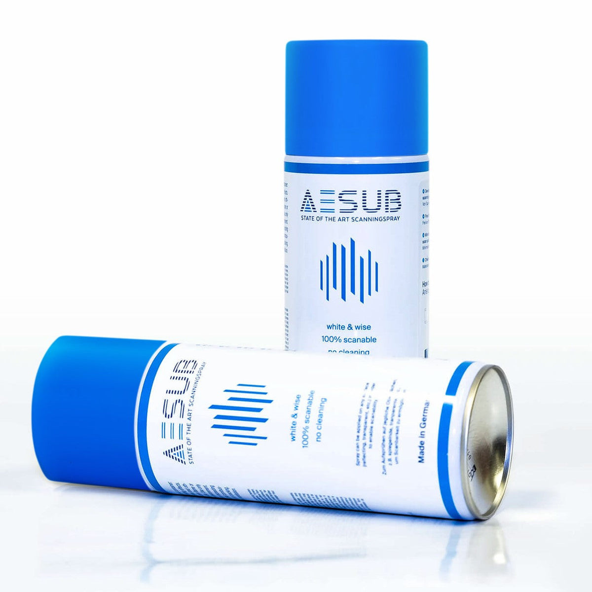 AESUB - Pack de 12 Spray Matifiant 400 ml - Bleu
