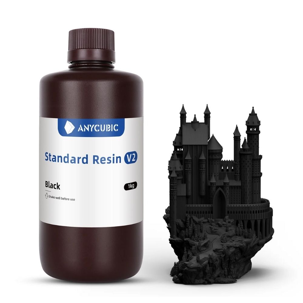 Anycubic - Standard Resin V2 - Noir (Black) - 1 kg
