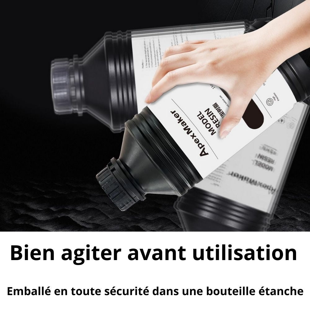 ApexMaker - Résine Standard - Noir (Black) - 1 kg