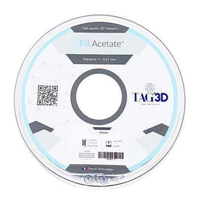Tag3D - FilAcetate Noir - Acetate - 1.75 mm - 1 kg