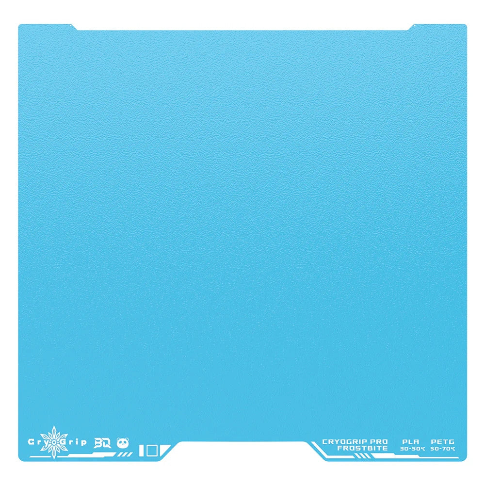 BIQU - Plateau d'impression pour Série H2 Bambu CryoGrip Pro - Bleu d'hiver texturé (Frostbite Coars
