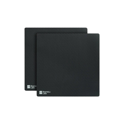 Bambu Lab - Série X1/Série P1/A1 - Feuille d'effet 3D Fibre de Carbone (Carbon Fiber Surface Sheet) - 2 pcs