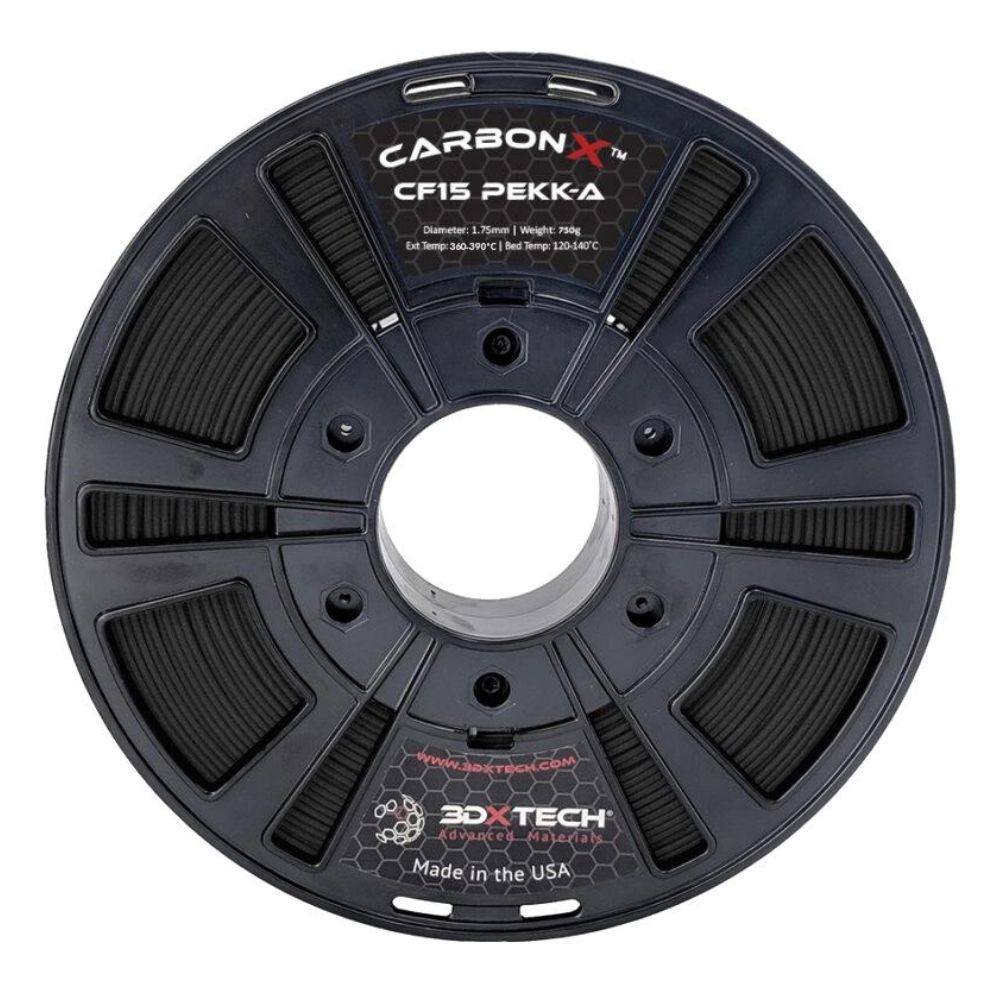3DXTech - CarbonX PEKK-A + CF15 - Noir (black) - 1,75 mm - 750 g